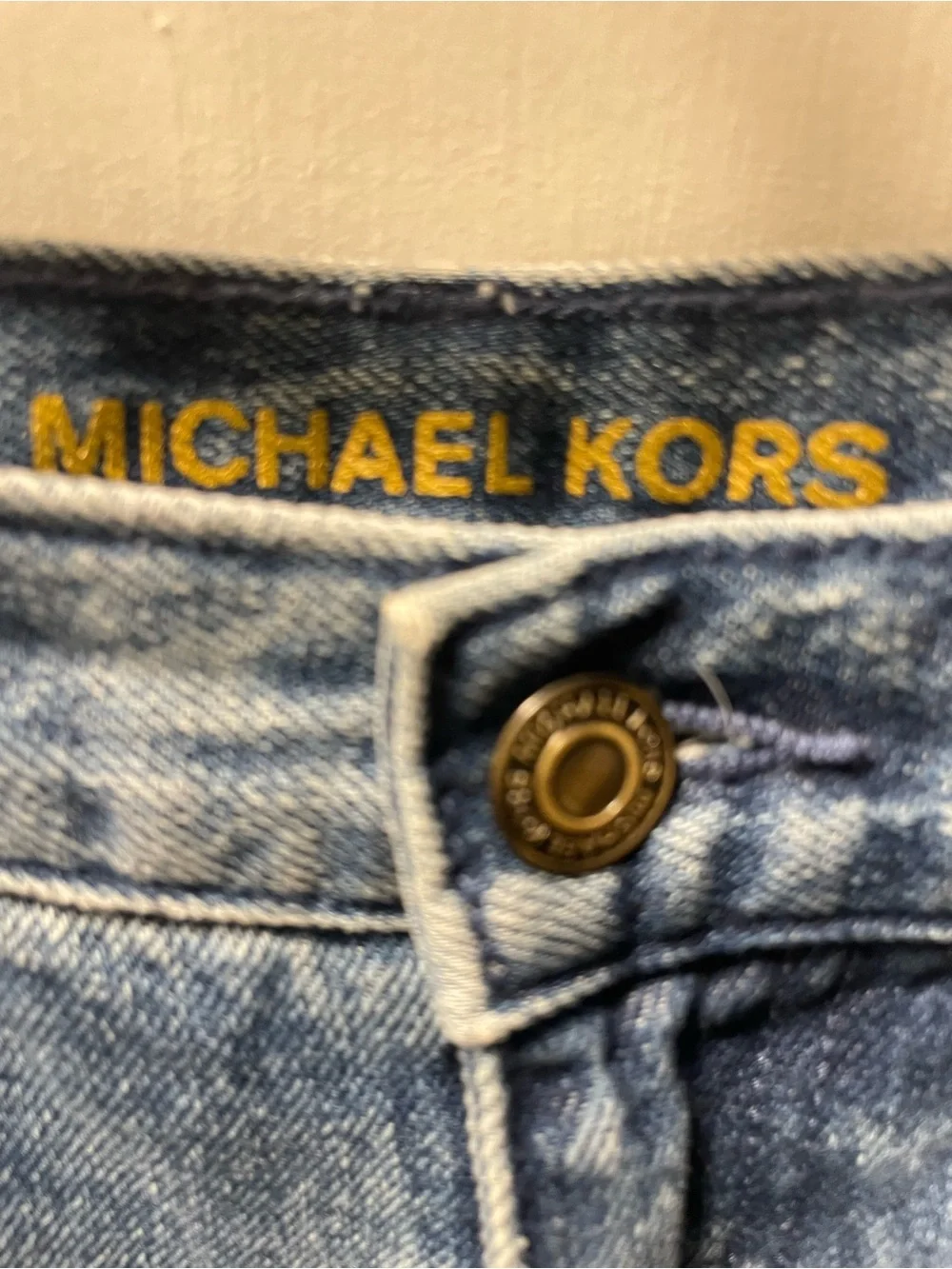 Michael Kors Light Blue Boyfriend Denim Joggers